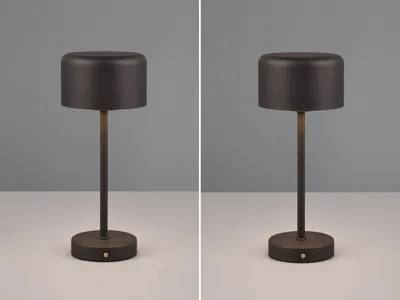 Produktbild von 2er SET Kabellose LED Akku Tischleuchte ohne Strom, Wohnzimmer Fensterbank, 30cm