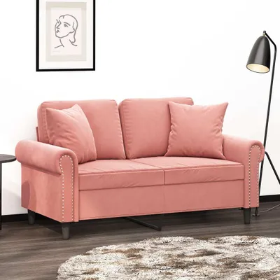 Immagine prodotto di The Living Store Cuscini decorativi 2 pz. Rosa 40x40 cm Velluto