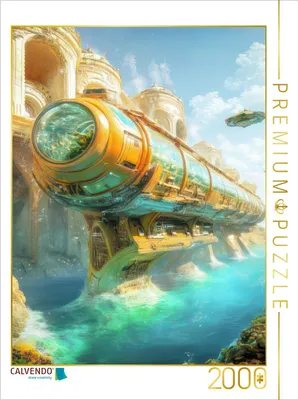 Produktbild von CALVENDO Puzzle Science-Fiction Zukunftsvisionen | 2000 Teile Lege-Größe 90x67cm Foto-Puzzle für glückliche Stunden