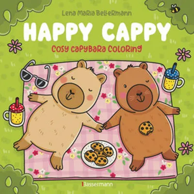 Immagine prodotto di Happy Cappy - Libro da colorare: il capibara accogliente