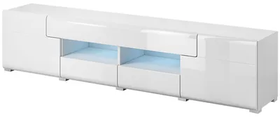 Productafbeelding van TV-kast DELTO TL40, wit / wit, glanzend