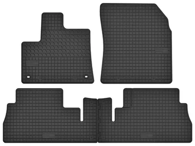 Produktbild von Gummi-Fußmatten für Citroen Berlingo III Multispace 2018- (Kombi) – 4-tlg, Schwarz, passgenau – Wielganizator SolidTread