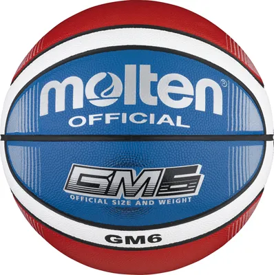 Produktbild von Molten Basketball BGM6-C Trainingsball blau rot Gr 6