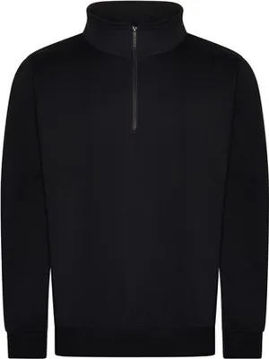 Image de PRO RTX - Sweat-shirt avec fermeture éclair courte pour homme RW8770 (L) (Noir)