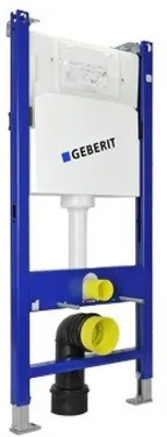 Produktbild von Geberit DUOFIX BASIC 112 cm, SPK UP100 + DELTA 25 matt verchromt + Schallschutzset