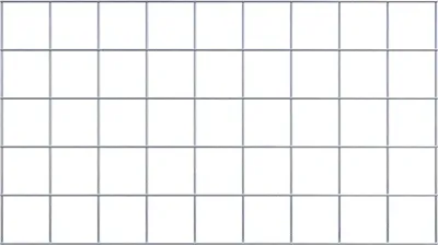Immagine prodotto di Larghezza della griglia 10 x 10 cm - Dimensioni: 90 x 50 cm