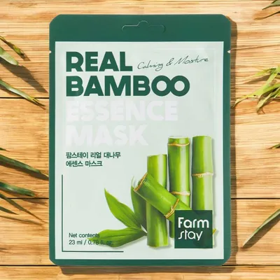 Produktbild von FARMSTAY Real Essence Maske Koreanische Bambusmaske