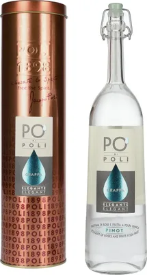 Image de Poli Po' Di Poli Grappa Elegante 40% Vol. 0,7l in Tinbox