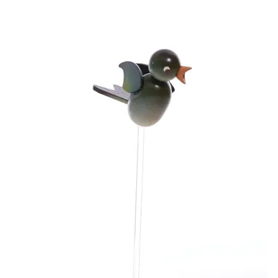 Produktbild von Dekoration Blumenstecker Vogel Grünfink Höhe 19cm NEU
