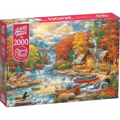 Produktbild von CHERRY PAZZI Puzzle Schätze in der Wildnis 2000 Teile