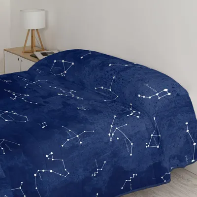 Immagine prodotto di Copriletto Cosmos 180x260 cm (letto 80/90/105) 100 % cotone (esterno) 100 % poliestere (imbottitura) Europe