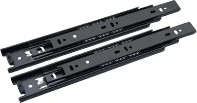 Obrázok produktu pre INF Čierne lišty zásuviek 6 palcov (150 mm) - 45 mm široké trojdielne guľôčkové ložisko