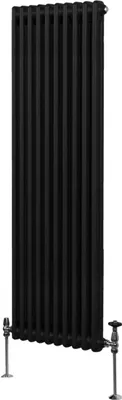 Produktbild von Traditioneller 2-Spalten-Heizkörper - 1800 x 472 mm - Schwarz