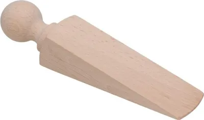 Produktbild von Turstopper/Turkeil - Buchenholz - beige - 17 x 4 x 3 cm
