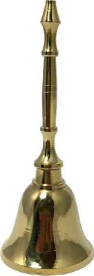 Produktbild von Nostalgische Tischglocke Messing Nikolaus Weihnachten Christkind 13cm