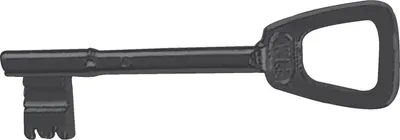 Produktbild von Keilbartschlüssel EWG, Sperre 110, schwarz lackiert