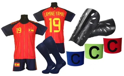 Produktbild von Kinderfußballtrikot LAMINE YAMAL SPANIEN - OO 152