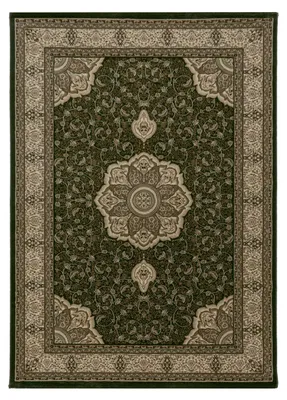 Produktbild von Orient Teppich Kasara Läufer, Farbe: Grün, Größe:80x150 cm