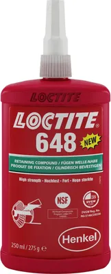 Produktbild von Henkel™ Loctite® 648 Fügeklebstoff, 250 ml, Grün, Hochfest