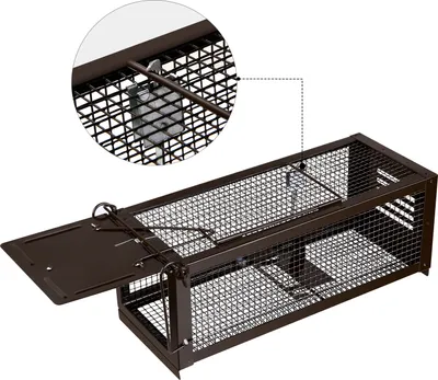 Image de RatzFatz XXL Piège à rats Piège à souris vivant Poison pour rats 31.5* 13*13 cm DE-MTBSL20
