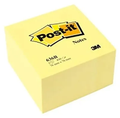 Immagine prodotto di Post-It 636-B pouch autoadesiva Quadrato Giallo 450 fogli Autoadesivo