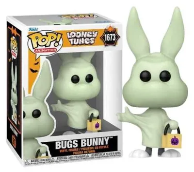 Produktbild von Funko Looney Tunes POP! Television Vinyl Figur Halloween Bugs Bunny(Ghost) 9 cm