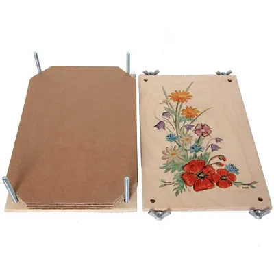 Produktbild von Blumenpresse „Nostalgie“ 24 x 16 cm groß