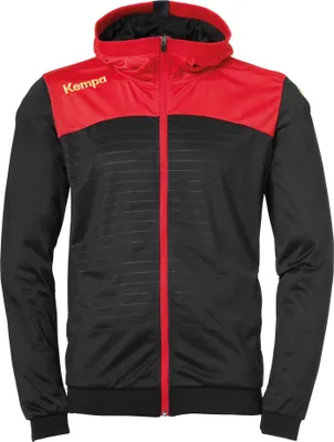 Immagine prodotto di Kempa EMOTION 2.0 GIACCA CON CAPPUCCIO, nero/rosso/giallo