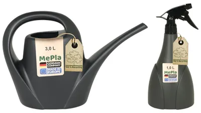 Produktbild von MePla - Set - Gießkanne 3,0l Indoor + Sprüher 1,0l - anthrazit