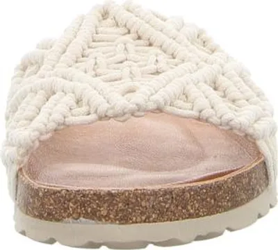 Produktbild von Verbenas Pantolette Weiß Raga Textil Weite Normal anatomisches Fußbett Sommer luftig spanische Handwerkskunst