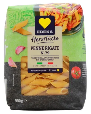 Image de Herzstücke Penne Rigatte N.79, pâtes, paquet de 10 (10 x 500g)