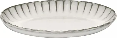 Produktbild von SERAX Inku Schüssel oval Inku White, Länge: 220 mm, Breite: 154 mm