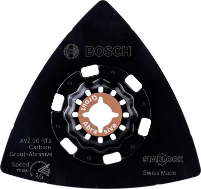Image de Plateau de ponçage carbure RIFF Bosch AVZ 90 RT2 90 mm Sanding Grit 2 - 2609256F13