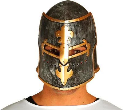Produktbild von Ritterhelm für Herren silber-gold