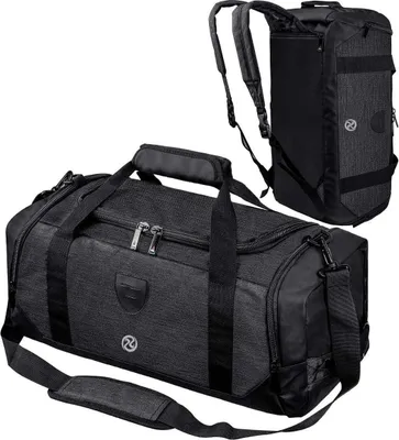 Immagine prodotto di Borsa sportiva Uomo 40L Borsa da viaggio Borse sportive con scomparto per scarpe Scomparto bagnato Borsa da allenamento impermeabile Zaino Weekender Duffle Bag Viaggio Borsa da palestra