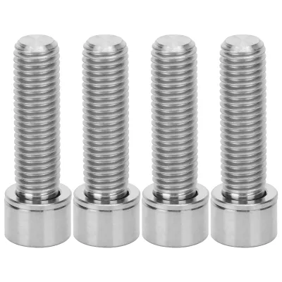 Zdjęcie produktu dla Śruby wspornika kierownicy roweru, śruby wspornika kierownicy, śruby ze stopu tytanu, śruby wspornika M7x25mm, śruba wspornika roweru, akcesoria rowerowe