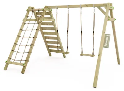 Immagine prodotto di Altalena per bambini Fatmoose JollyJungle Wild XXL con struttura per arrampicata