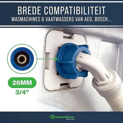 Produktbild von Famanu Waschmaschinen-Schlauch Aquastop - 1,5 Meter
