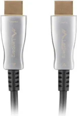 Productafbeelding van Lanberg CA-HDMI-20FB-0800-BK LANBERG HDMI M/M V2.0 KABEL 80M SCHWARZ OPTISCH AOC