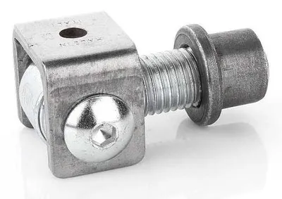 Immagine prodotto di LogistSystem Cerniera regolabile zincata M24 - Da saldare - 1 pezzo, saldabile - 61.028