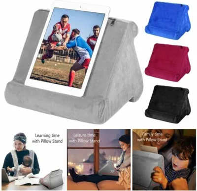 Produktbild von Keilkissen für Bett und Sofa – ideal als Lesekissen, Rückenlehne im Bett oder zum Hochlegen der Füße – formstabiler Schaumstoff – waschbarer Bezug