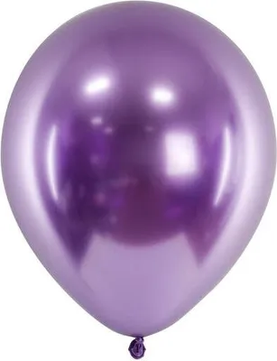 Produktbild von PartyDeco Glossy-Ballons 30 cm Farbe  VIOLETT 1 Packung  50 Stück