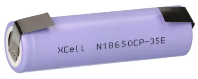Obrázok produktu pre XCell N18650-35E Li-Ion 3,6 V 3350 mAh U-pájka