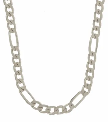 Produktbild von Silberkette Figarokette Länge 50cm - Breite 3,4mm - 925 Silber