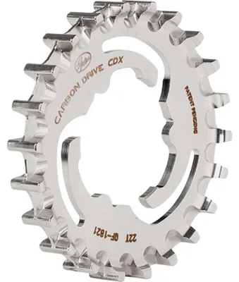 Produktbild von Gates CDX hintere Riemenscheibe, 22 Zähne, Alfine / Nexus / Sturmey Archer, silber
