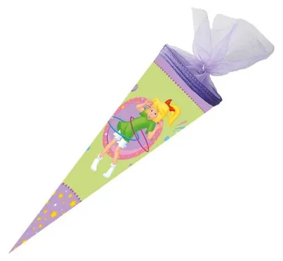 Produktbild von Nestler Schultüte Bibi Blocksberg Hex Hex 50cm mit Tüllverschluss