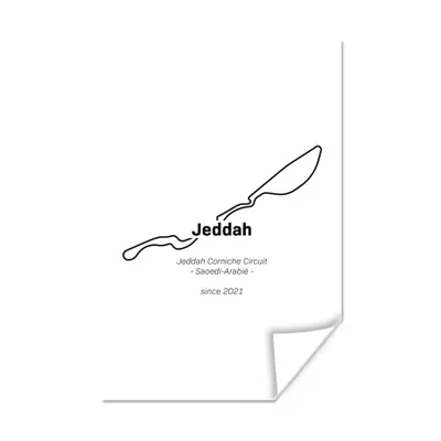 Produktbild von MuchoWow® Poster Formel 1 - Rennstrecke - Jeddah 120x180 cm - Kunstposter