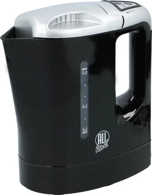 Produktbild von All Ride Wasserkocher 24V 0,8L - Auto, LKW, Wohnwagen, Boot - Thermische und Trockenkochschutz - Schwarz