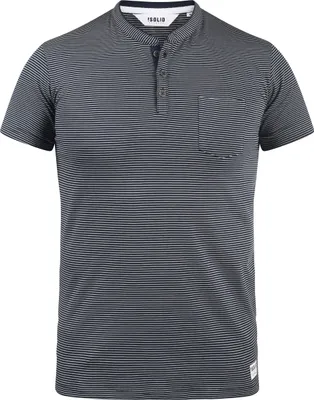 Produktbild von SOLID SDAlfi Herren T-Shirt Kurzarm Shirt mit Stehkragen