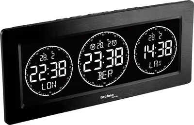 Zdjęcie produktu dla Technoline WT 458, Cyfrowy budzik, Prostokąt, Czarny, 232 mm, 99 mm, 48 mm